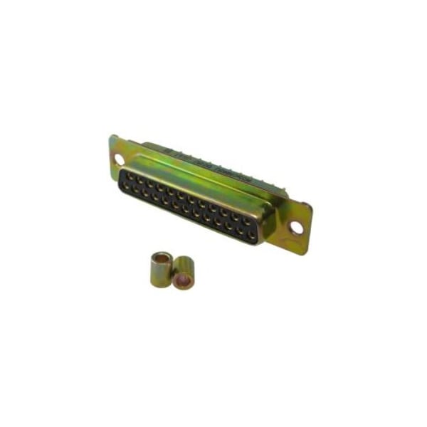 DSUB 25F PCB STR G50 ZINC